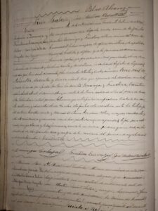 Fotografía de escritura de compaventa de Rafael, Faustina y Dominga Carvajal Castillo