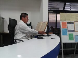 Fotografía de un contratista del proyecto.
