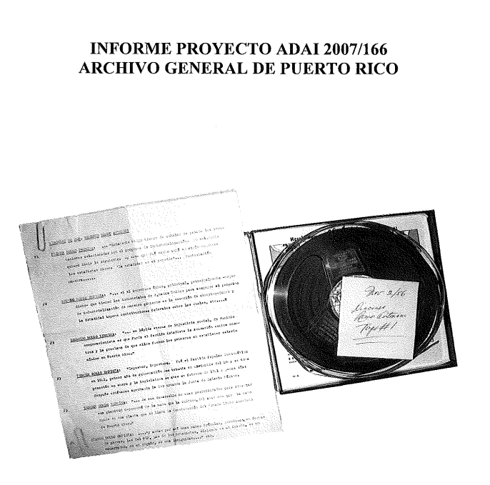 Colección Ernesto Ramos Antonini.  Recuperación y respaldo digital de cintas audio magnetofónicas (1ª fase)